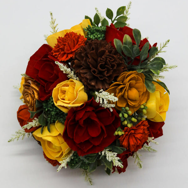 Autumn Sola Wood Flower Bouquet - Daree