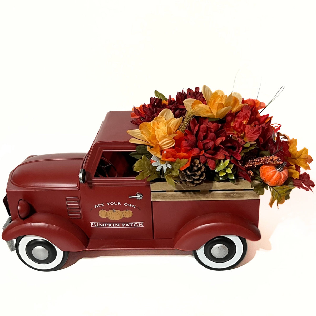 Autumn Farmhouse Truck Floral Centerpiece