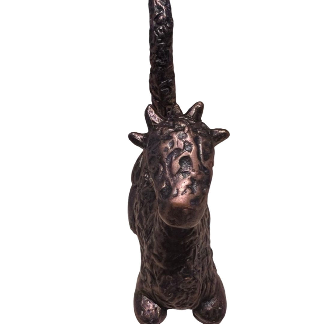 small dragon ring holder sculpture handmade polymer clay