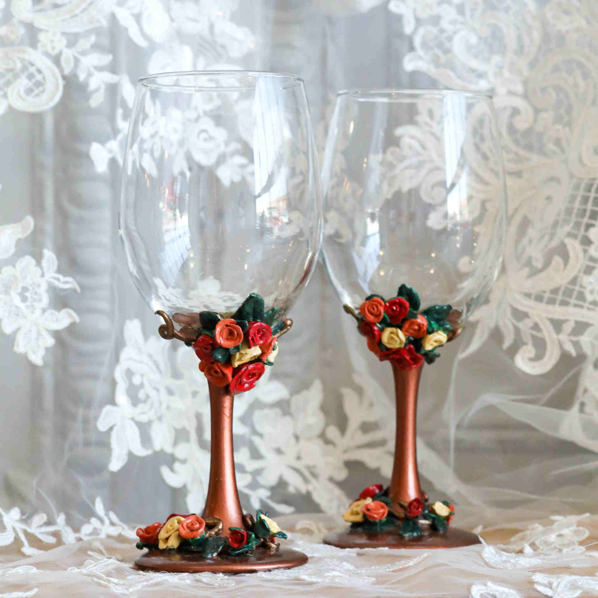 Celtic Love Knot Wine Glass Set - Daree's Designs - Darees Designs