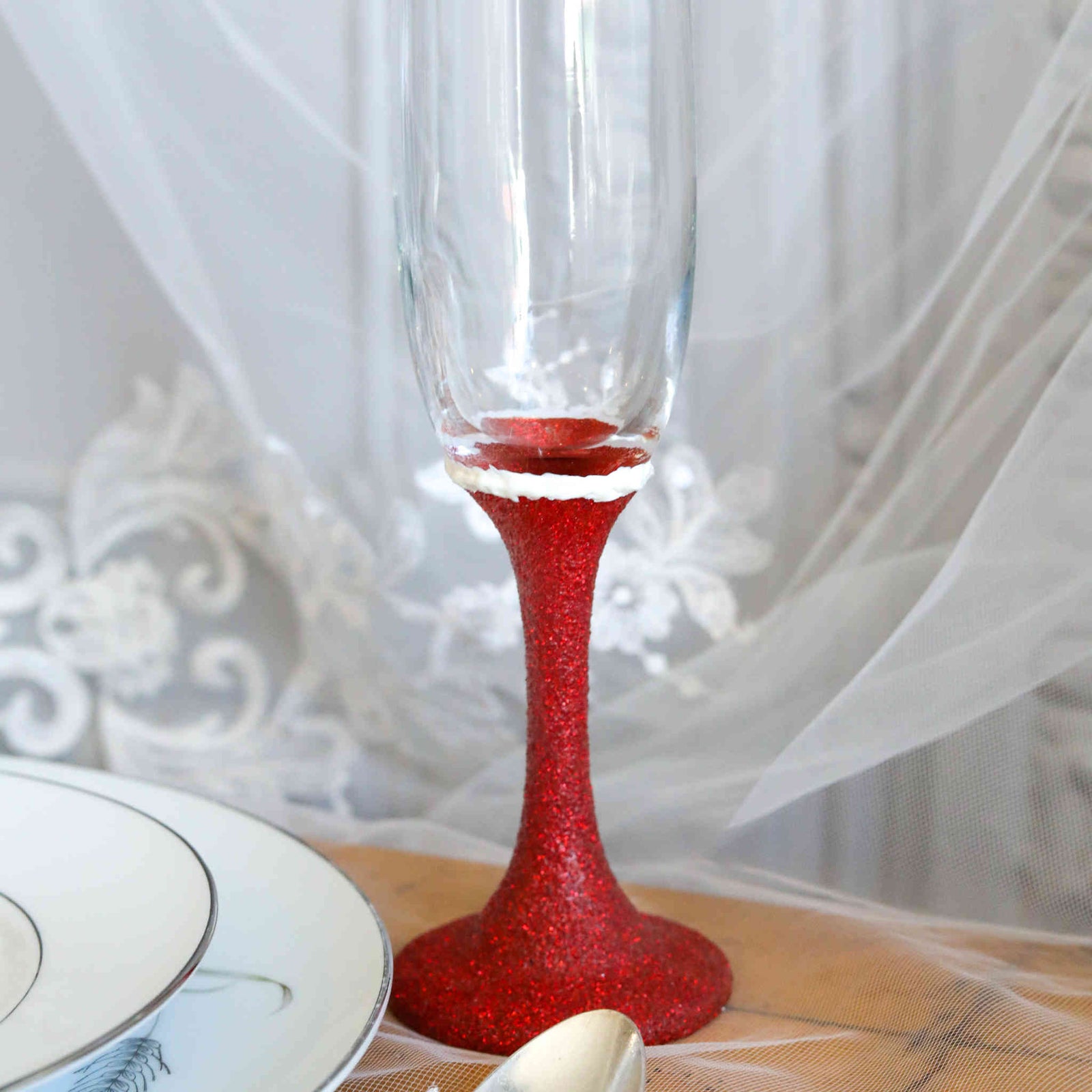 Peacock Stemmed Goblets - Decorative Glassware for Special Occasions -  Daree's Designs - Darees Designs